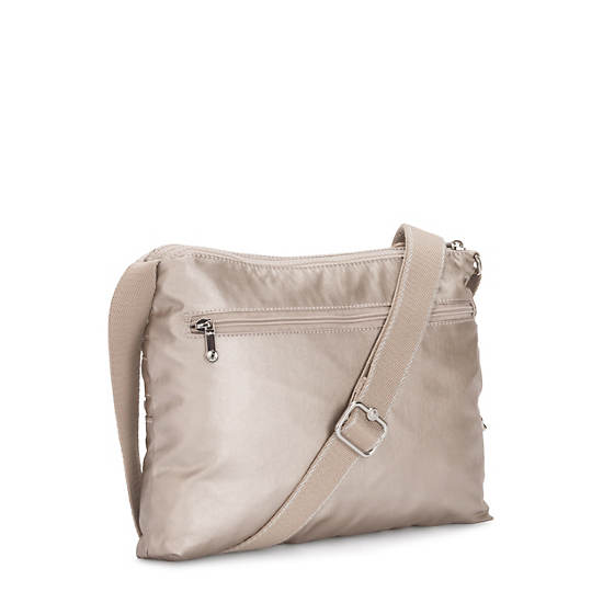 Kipling Alvar Metallic Crossbody Veske Sølv | NO 2148IL